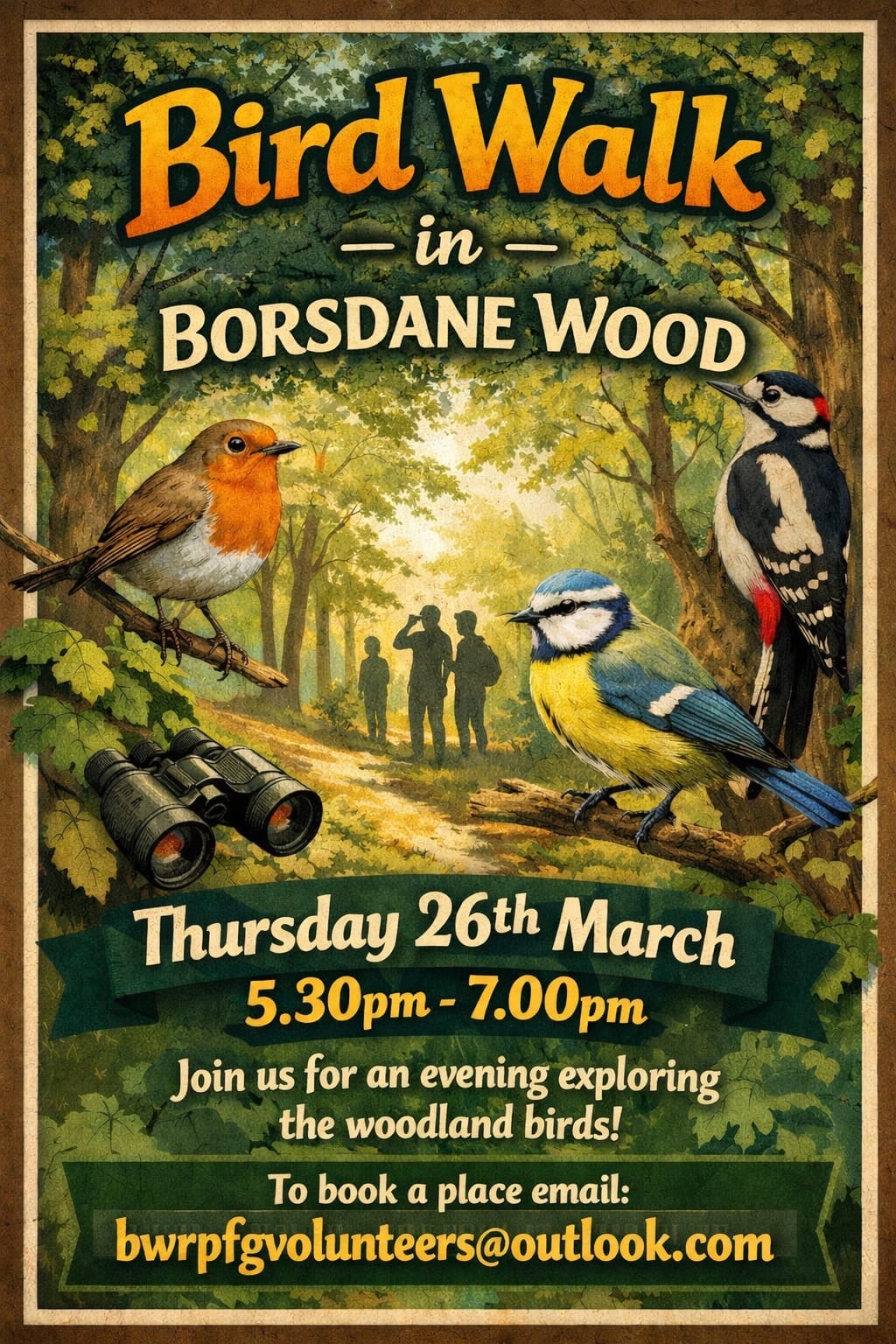 Bird Walk Announced – Thursday 26th&nbsp;March